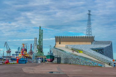 Kotka, Finlandiya, 27 Temmuz 2022: Denizcilik Merkezi Vellamo, Finlandiya.