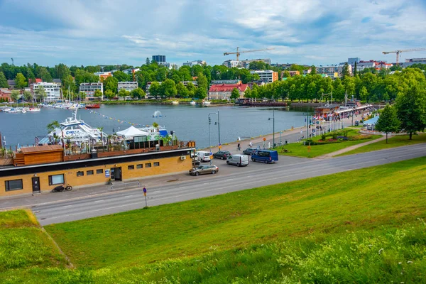Lappeenranta Finnland Juli 2022 Uferpromenade Der Finnischen Stadt Lappeenranta — Stockfoto