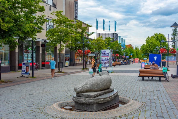 2022年7月26日フィンランド ラペランタ フィンランド ラペランタの商店街の様子 — ストック写真