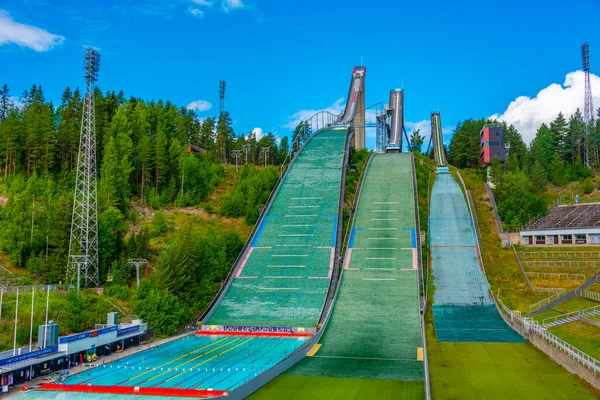 Lahti Finland Juli 2022 Skispringstadion Finse Stad Lahti — Stockfoto