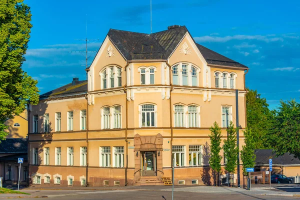 Loviisa Finnland Juli 2022 Historisches Gebäude Der Finnischen Stadt Loviisa — Stockfoto