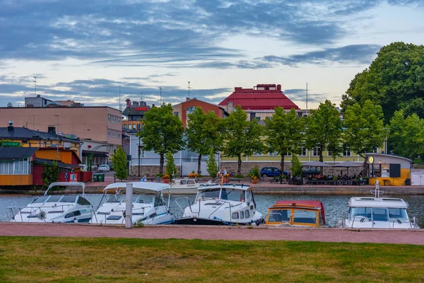2022年7月27日フィンランド ポルボオ市 フィンランドの街の風景 ポルボオ — ストック写真