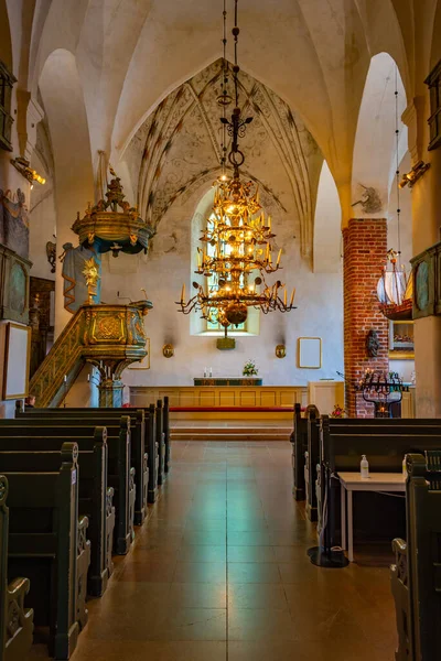 พอร นแลนด กรกฎาคม 2022 ภายในโบสถ พอร โวในฟ นแลนด — ภาพถ่ายสต็อก
