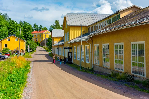 2022年7月28日フィンランド フィスカーズ フィスカーズの古い工場のレンガ造りの建物 — ストック写真