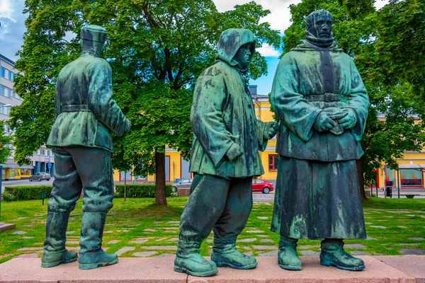 Pori Finlandia Julio 2022 Conmemoración Segunda Guerra Mundial Pori Finlandia — Foto de Stock