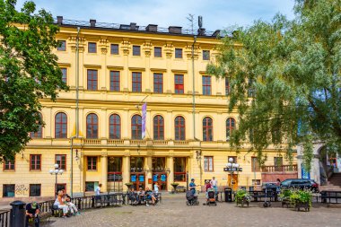 Stockholm, İsveç, 2 Ağustos 2022: Stockholm 'deki Sodra Tiyatrosu.