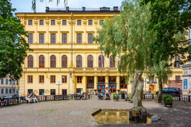 Stockholm, İsveç, 2 Ağustos 2022: Stockholm 'deki Sodra Tiyatrosu.