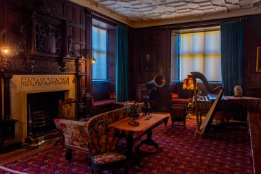 Cardiff, Galler, 16 Eylül 2022: Galler 'in başkenti Cardiff yakınlarındaki St. Fagans Şatosu.