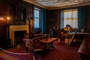 Cardiff, Galler, 16 Eylül 2022: Galler 'in başkenti Cardiff yakınlarındaki St. Fagans Şatosu.