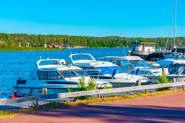 Ora Finlandia Julio 2022 Vista Del Puerto Deportivo Ora Finlandia —  Fotos de Stock