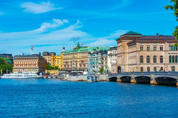 Стокгольм Швеція Серпня 2022 Року Вигляд Національного Музею Стокгольмі Швеція — стокове фото