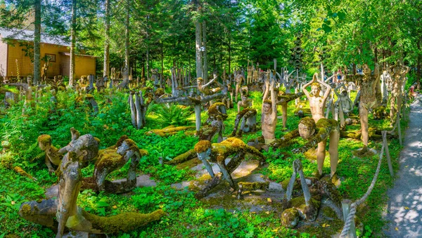Koitsanlahti Finlandia Lipca 2022 Park Rzeźby Parikkala Finlandii — Zdjęcie stockowe