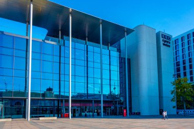 Cardiff, Galler, 18 Eylül 2022: BBC 'nin Cardiff' teki karargahı.