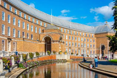 Bristol, İngiltere, 18 Eylül 2022: İngiltere 'deki Bristol Şehir Konseyi.