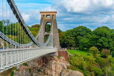 Bristol, İngiltere, 18 Eylül 2022: Bristol 'deki Clifton Askı Köprüsü.
