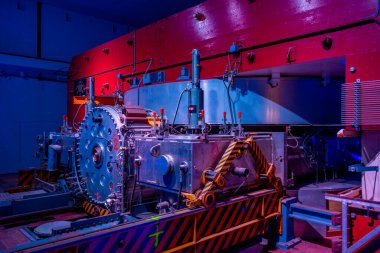 Cenevre, İsviçre, 19 Eylül 2022: İsviçre 'deki CERN' de senkronizasyon.