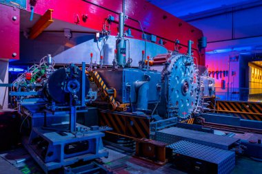 Cenevre, İsviçre, 19 Eylül 2022: İsviçre 'deki CERN' de senkronizasyon.