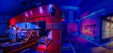 Cenevre, İsviçre, 19 Eylül 2022: İsviçre 'deki CERN' de senkronizasyon.