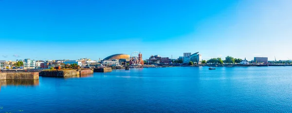 Cardiff Wales September 2022 Skyline Van Cardiff Bay Mermaid Quay — Stockfoto