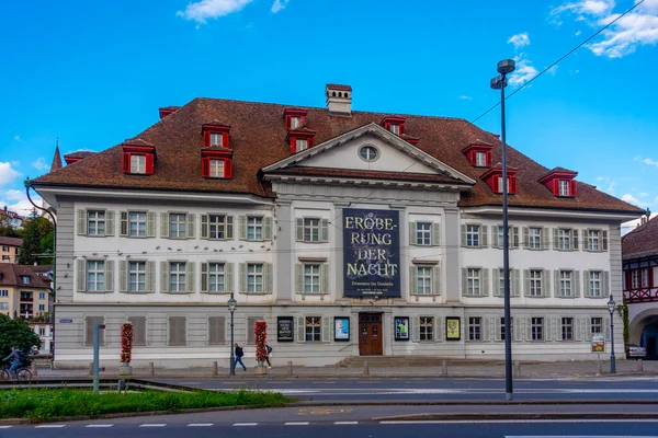 Luzern Schweiz September 2022 Historiska Museet Staden Luzern Schweiz — Stockfoto
