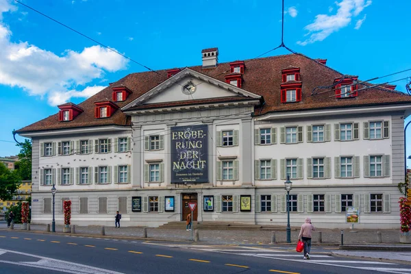 Luzern September 2022 Historical Museum Luzern Town Switzerland — 스톡 사진