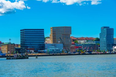 Goteborg, İsveç, 10 Temmuz 2022: Goteborg, İsveç Limanı.