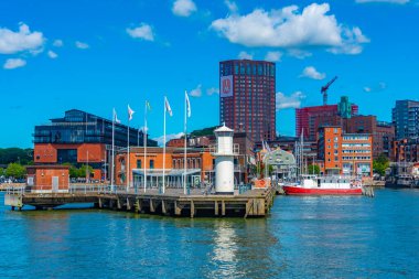 Goteborg, İsveç, 10 Temmuz 2022: Goteborg, İsveç Limanı.