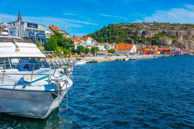 Fjallbacka, İsveç, 11 Temmuz 2022: İsveç 'in Fjallbacka.IMAGE