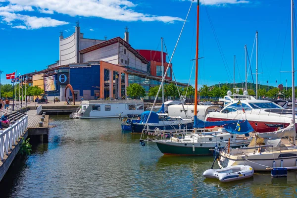 Goteborg Suécia Julho 2022 Vista Edifício Ópera Goteborg Situado Lado — Fotografia de Stock