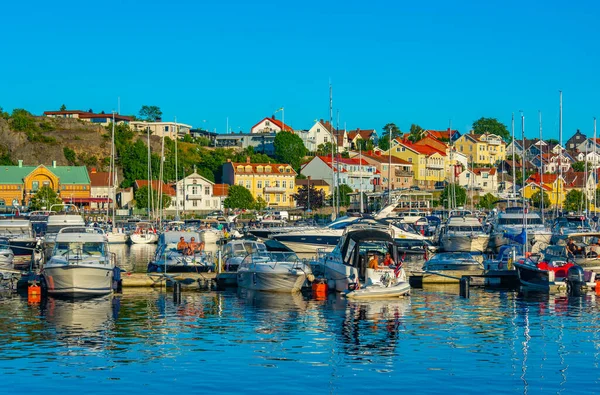 Stromstad Σουηδία Ιουλίου 2022 Άποψη Της Μαρίνας Στη Σουηδική Πόλη — Φωτογραφία Αρχείου