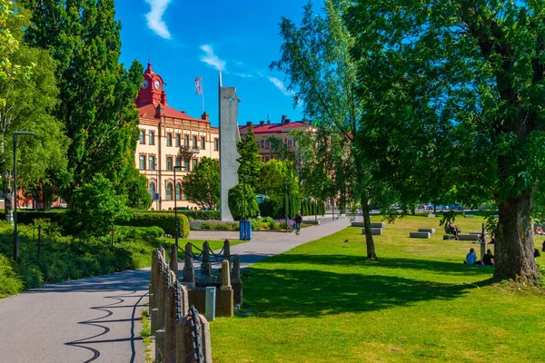 Halmstad Schweden Juli 2022 Statue Einer Frau Picasso Park Schwedischen — Stockfoto