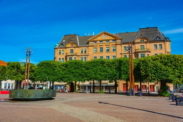 Jonkoping Σουηδία Ιουλίου 2022 Άποψη Της Πλατείας Hovrattorget Στη Σουηδική — Φωτογραφία Αρχείου