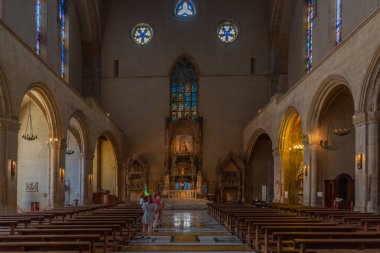 Napoli, İtalya, 19 Mayıs 2022: Napoli, İtalya 'daki Santa Chiara Manastırı.
