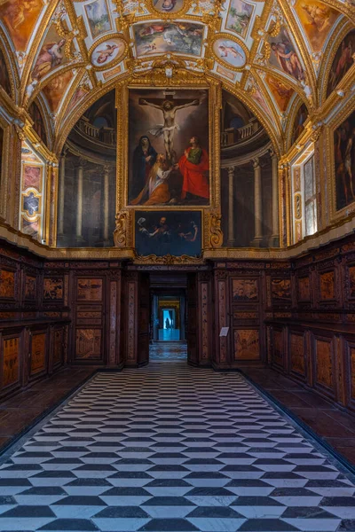 2022年5月19日 意大利那不勒斯 意大利那不勒斯Certosa和圣马丁诺博物馆的内部装饰 — 图库照片