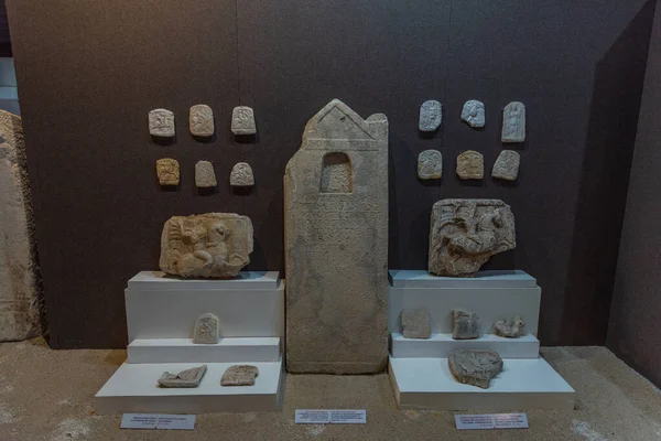 Yambol Bulgária Abril 2022 Interior Museu Arqueológico Cidade Kabile Yambol — Fotografia de Stock