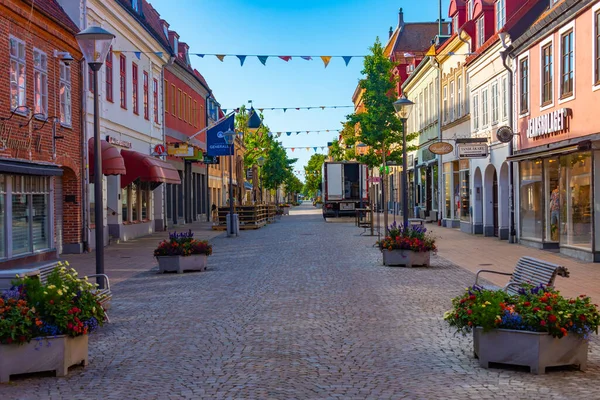 Kristianstad スウェーデン 2022年7月14日 スウェーデンのKristianstad スウェーデンの商店街 — ストック写真