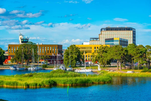 Kalmar Zweden Juli 2022 Marina Zweedse Stad Kalmar — Stockfoto