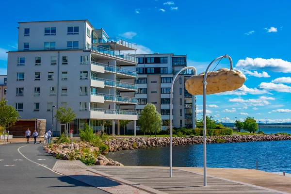 Jonkoping Svezia Luglio 2022 Case Residenziali Nella Città Svedese Jonkoping — Foto Stock