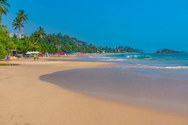 stock image Mirissa, Sri Lanka, January 22, 2022: Mirissa beach during a sunny day at Sri Lanka.