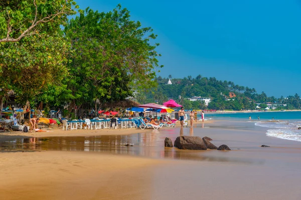 2022年1月22日 斯里兰卡米利沙 在斯里兰卡阳光灿烂的一天 米利沙海滩 — 图库照片