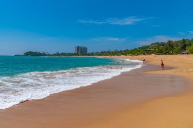 Unawatuna, Sri Lanka, 21 Ocak 2022 Sri Lanka Unawatuna plajı.