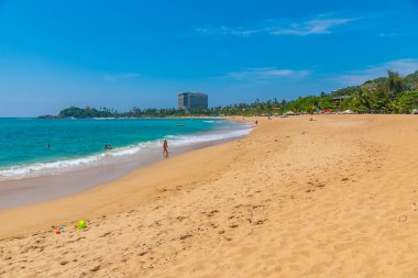 Unawatuna, Sri Lanka, 21 Ocak 2022 Sri Lanka Unawatuna plajı.