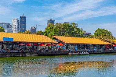 Colombo, Sri Lanka, 19 Ocak 2022: Kolombo, Sri Lanka 'da Pettah Yüzen Pazarı.
