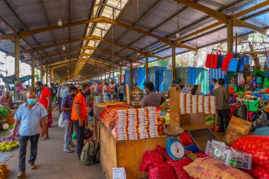 Colombo, Sri Lanka, 19 Ocak 2022: Colombo, Sri Lanka 'daki Serbest Çalışanlar Federasyonu Pazarı.