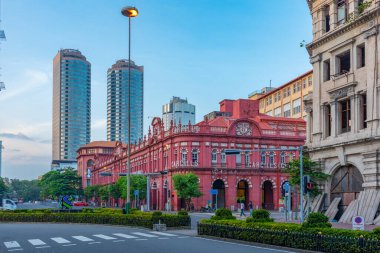 Colombo, Sri Lanka, 19 Ocak 2022: Sri Lanka 'nın eski Colombo kentinde bulunan Cargills (Seylan) Koloni Binası.