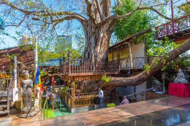 Colombo, Sri Lanka, 18 Ocak 2022: Colombo, Sri Lanka 'daki Sri Murugan tapınağı.