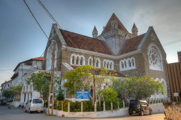 Galle Sri Lanka Enero 2022 Iglesia Todos Los Santos Galle — Foto de Stock