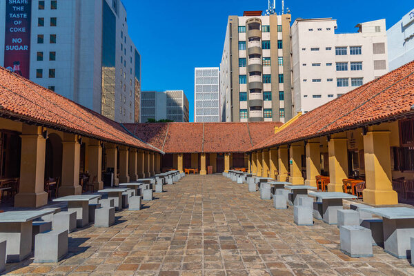 Коломбо, Шри-Ланка, 18 января 2022 года: Голландская больница в старом городе Коломбо, Шри-Ланка