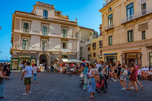 Amalfi Italië Mei 2022 Mensen Slenteren Door Oude Stad Amalfi — Stockfoto