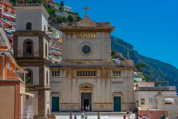 stock image Positano, Italy, May 21, 2022: Chiesa di Santa Maria Assunta church in Positano, Italy.